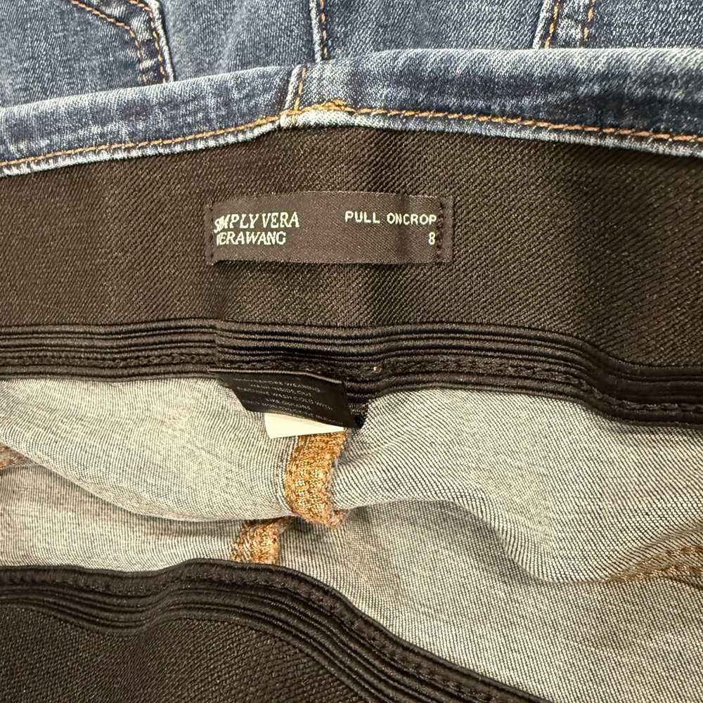 Vera Wang Dark Blue Skinny Jeans - Picture 2 of 5
